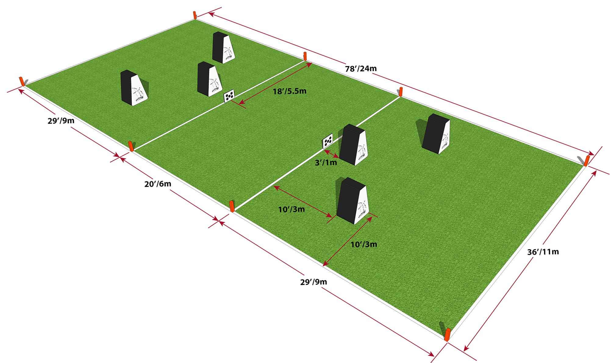 Archery Tag Speelveld